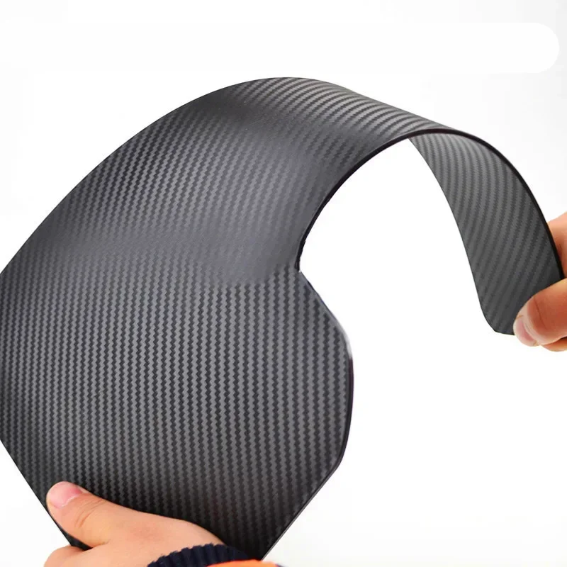 NEW 2Pcs Carbon Fiber Plaid Car Fenders, Universal Front Rear Wheel Anti-Splash Mud Flaps