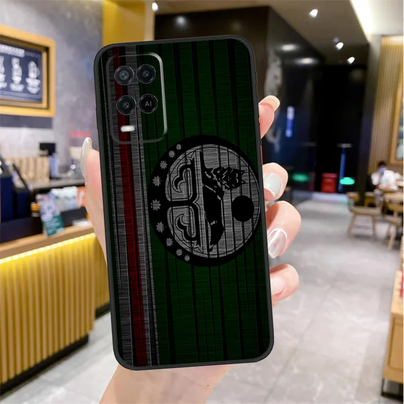 Chechnya Chechen Flag Case For OPPO A53 A31 A5 A9 A96 A76 A16 A54 A74 A94 A52 A72 A92 A93 A15 A57 A77 A17 Cover