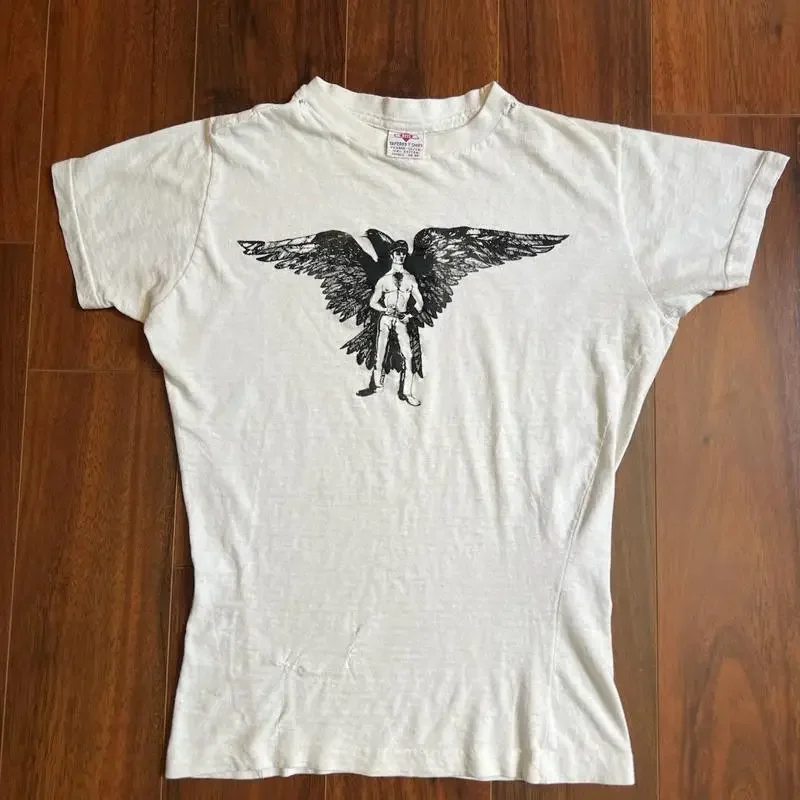 Vintage 60S Tom Of Finland T Shirt Shirtless Black Dove Reis Tapered Size Small