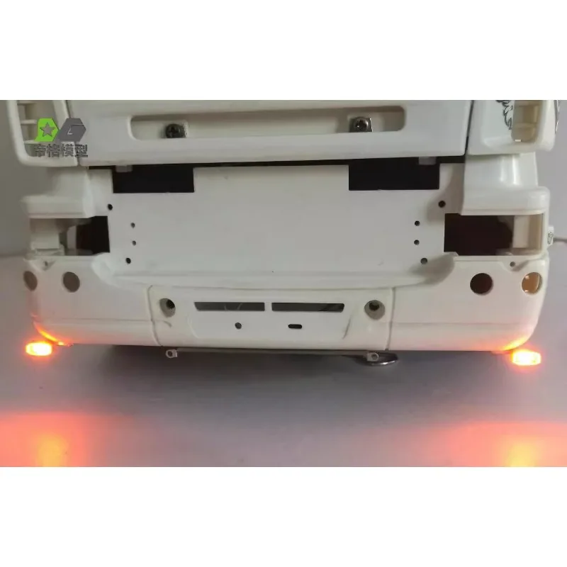 Accesorios de luz LED de marcador inferior delantero para camión Tamiya RC 1/14, remolque volquete Scania 770S R620 56368, piezas de mejora de coche DIY