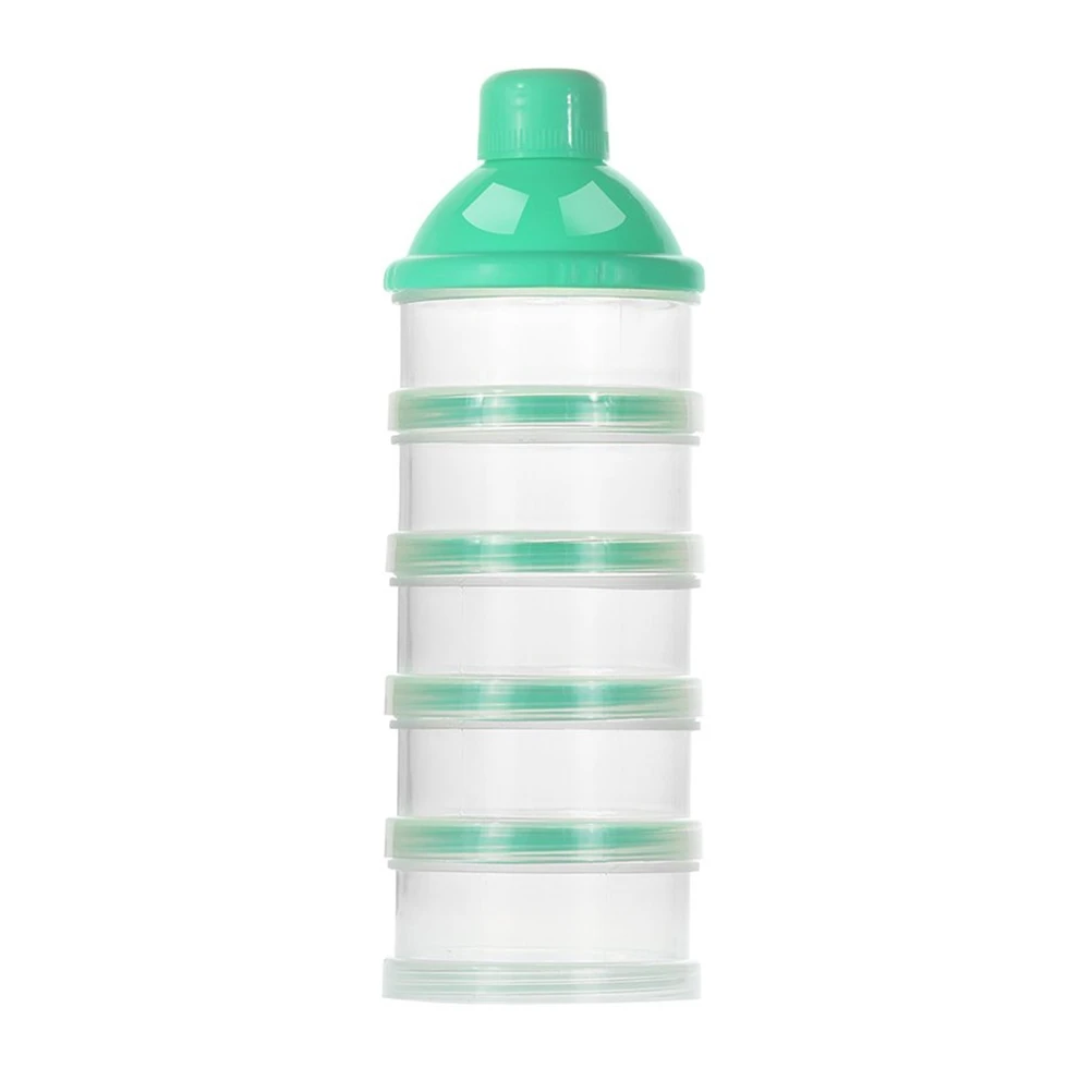 Baby Milk Formula Dispenser 5 Layers Non Spill Stackable Snack Storage Container