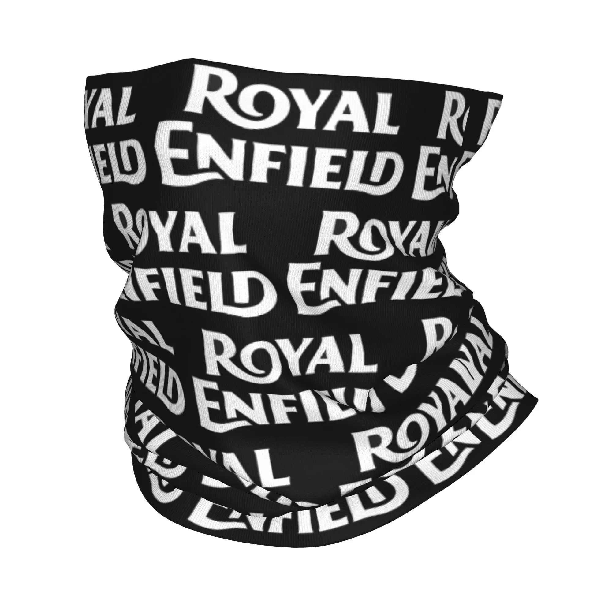 Custom Classic Moto Royal-Enfields Winter Headband Neck Warmer Men Women Ski Cycling Tube Scarf  Face Bandana Gaiter