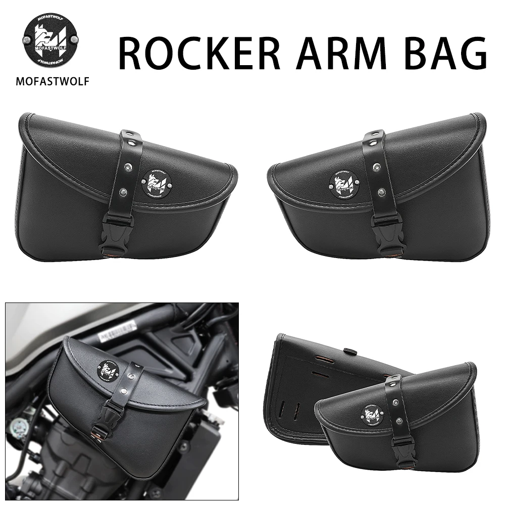 Small Triangle Saddlebag Motorcycle Modification Tool Side Bag for Harley 883 Leoncino250 for Honda Rebel CM300 CM500