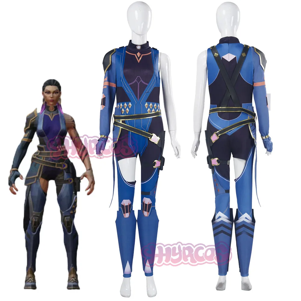 

Game VALORANT Reyna Cosplay Costume Halloween Cosplay Anime Clothes Uniform Accessories Glove Earrings Women Men Costume