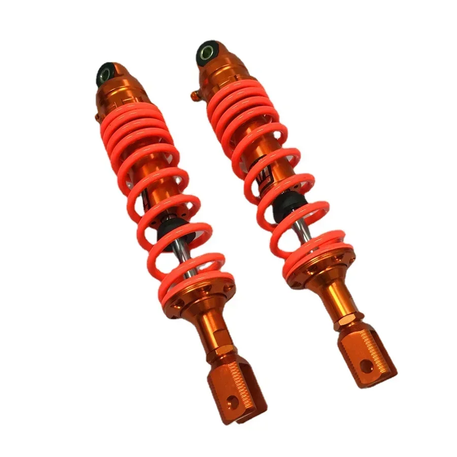 2pcs for 32CM Motorcycle Parts Modified Nitrogen After Shock Absorber Fork Rear Shock Orange White Electric Tricycle