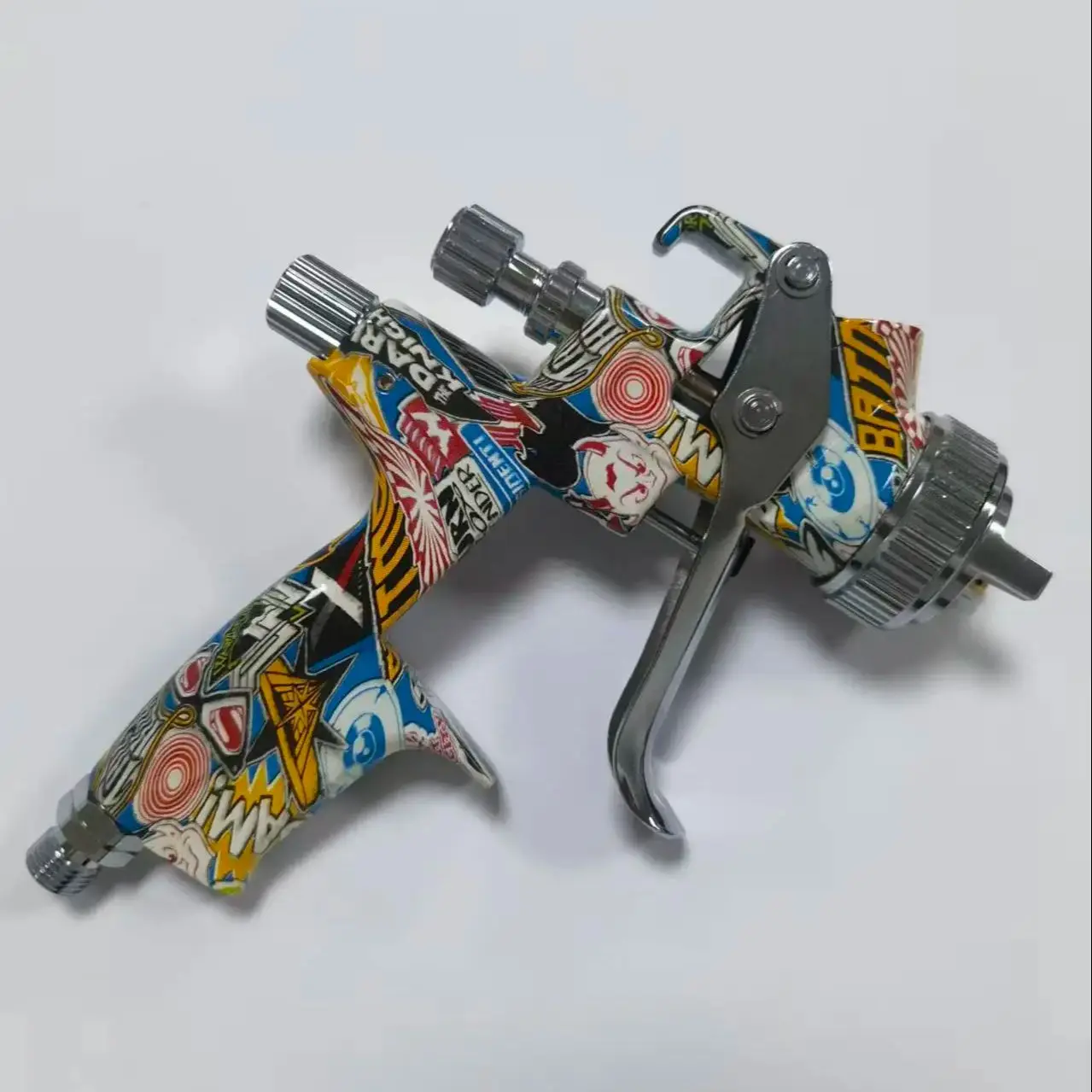 4000B Patterned Car Paint Gun High Atomization Pneumatic Tool Topcoat Sprayer, 1.3mm Nozzle