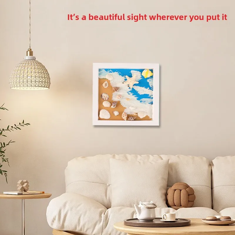 Grensoverschrijdende DIY Decoden Cream Craft Kit voor kinderen | 3D dimensionale textuur scèneschilderij | Veilig, niet-giftig educatief fotolijstspeelgoed