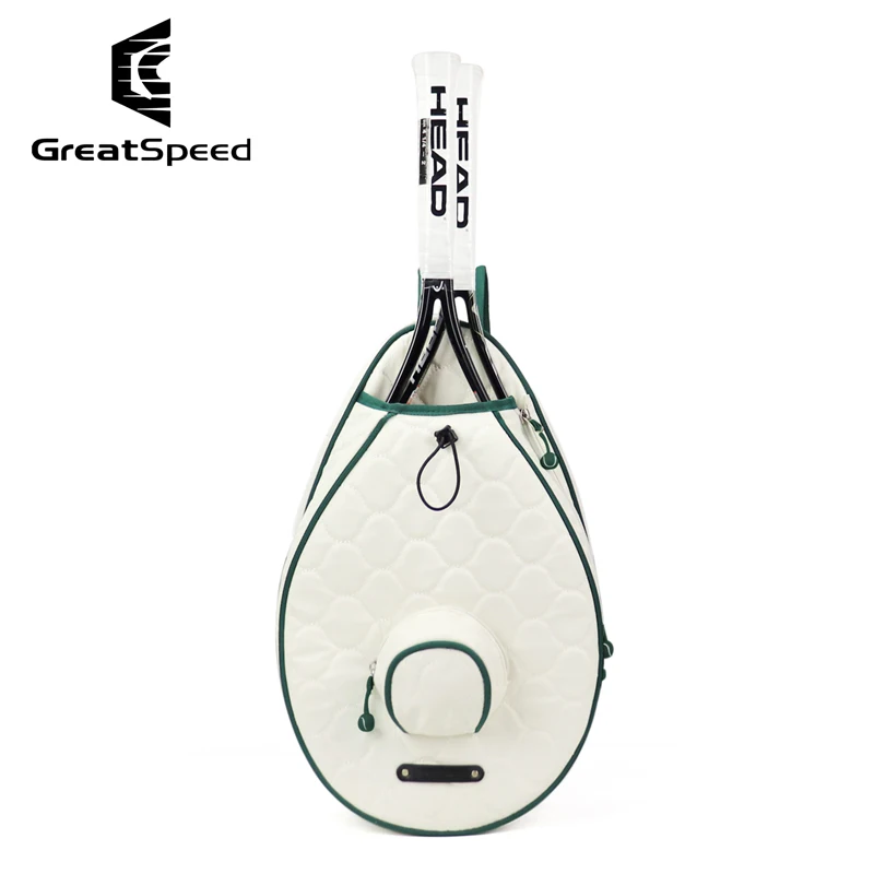 2025 Autumn Winter GreatSpeed Tennis Racquet Bag White Green Badminton Padel Pickleball Tennis Bags Unisex Teenager Shoulder Bag