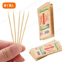 200PCS/ Bag Disposable Wood Tandenstokers Dentals Natural Bamboo Toothpick For Home Restaurant Hotel Products Toothpicks Tools