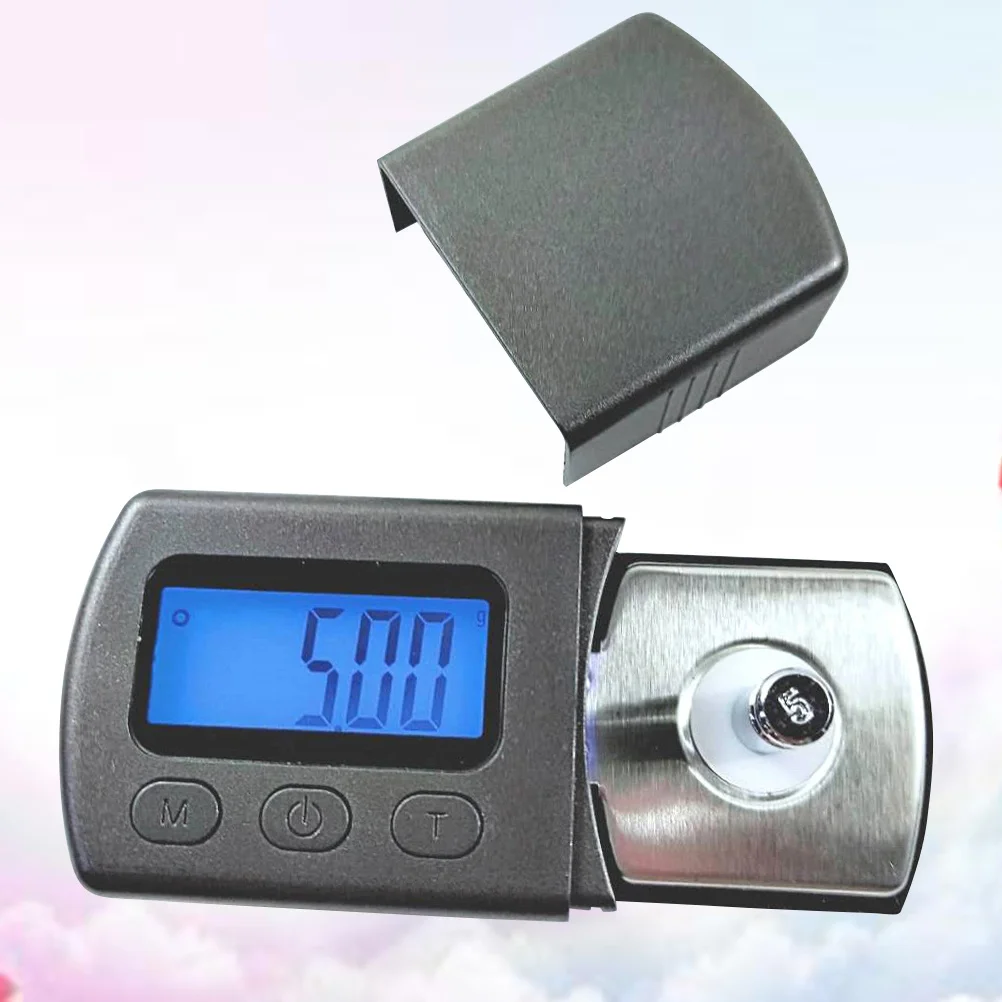 

5G/0.01G Blue Lcd Backlight Digital Stylus Gauge High Precision Weighing Scale For Record Player Jewelry Diamond Measurement