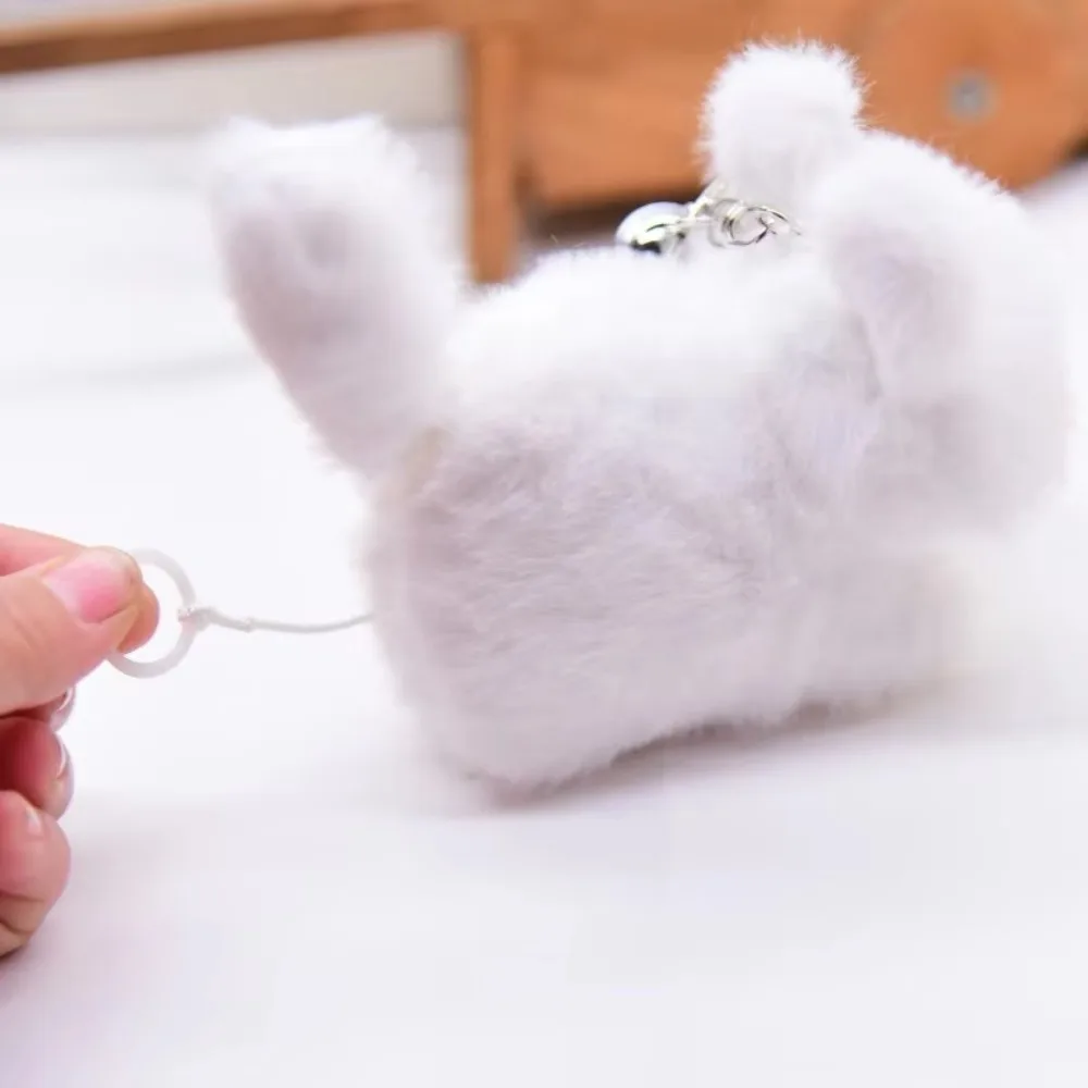Chaveiro de pelúcia macio adorável gato design dos desenhos animados saco de pelúcia pingente gatinho irritado boneca de pelúcia gato boneca de pelúcia estilo coreano