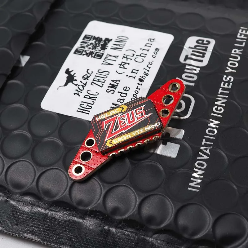 HGLRC Zeus nano VTX 350mW FPV Video Transmission Cross-Country Drone with Support for Multiple Mounting Holes