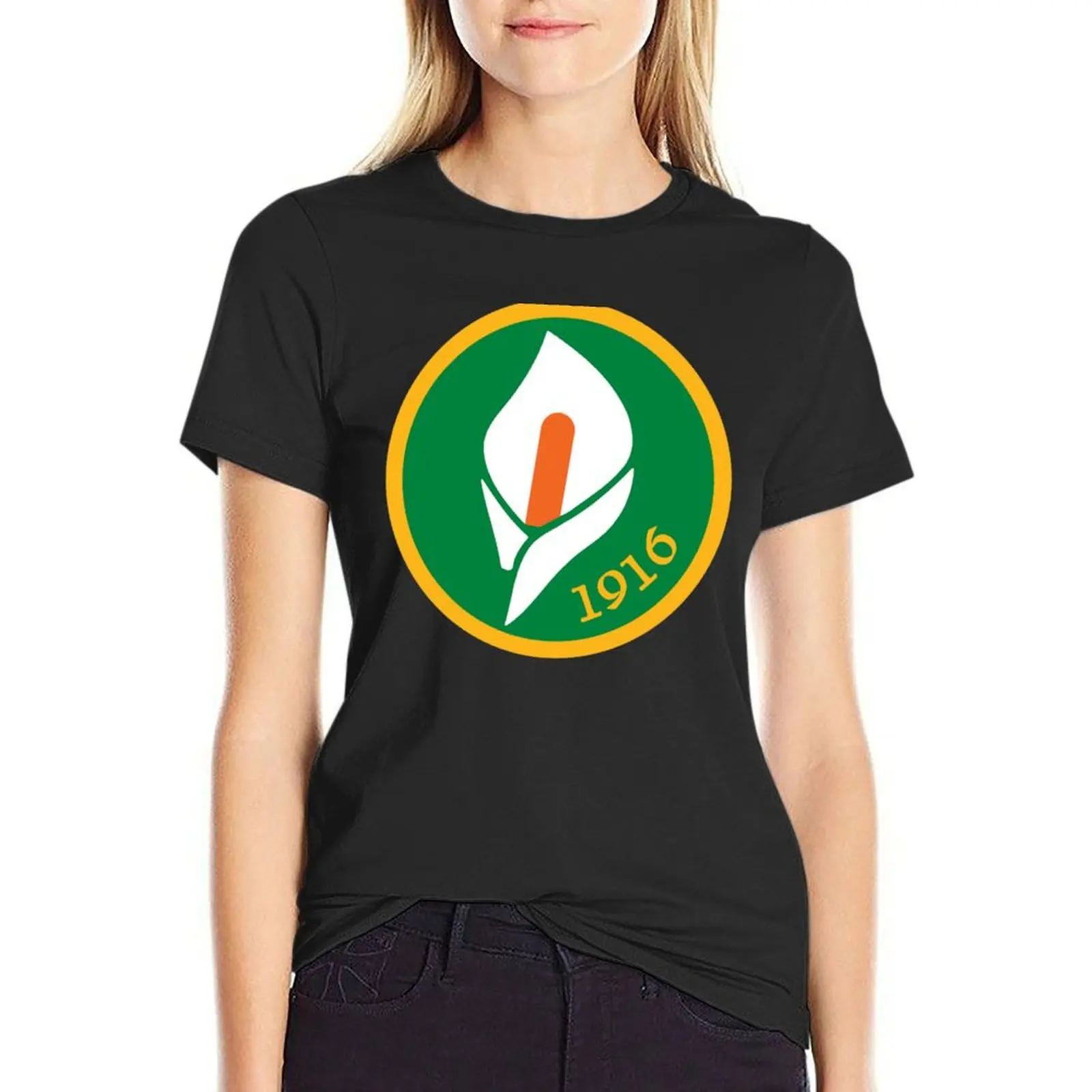 Easter Rising - 1916 - Easter Lily T-Shirt customs design your own plus sizes funny t shirts for Women