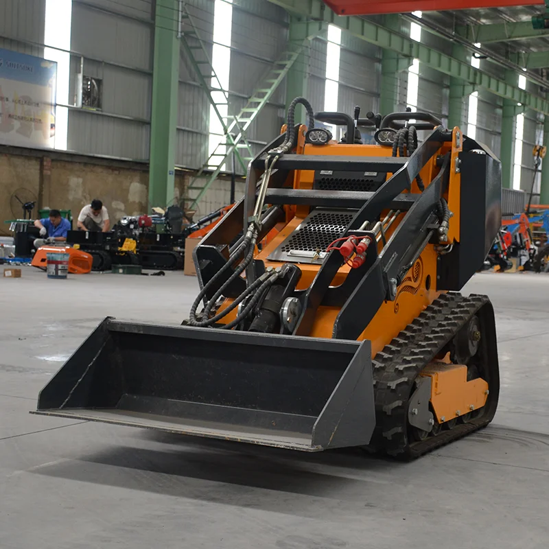 

Customized Free Shipping CE EPA Mini Skid Steer Loader Cement Mixer Skid Steer Loader Micro Hydraulic Crawler Skid Steer Loader