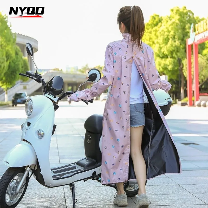 

Electric Scooter and Motorcycle Sun Protection Suit for Women Summer Long Thin UV Resistant and Sunshade Resistant