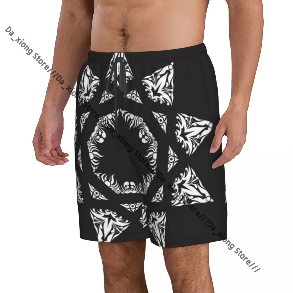 Men Beach Short Quick-drying Swimming Trunk Eastern Logo Swimwear Swimsuit Bathing Shorts