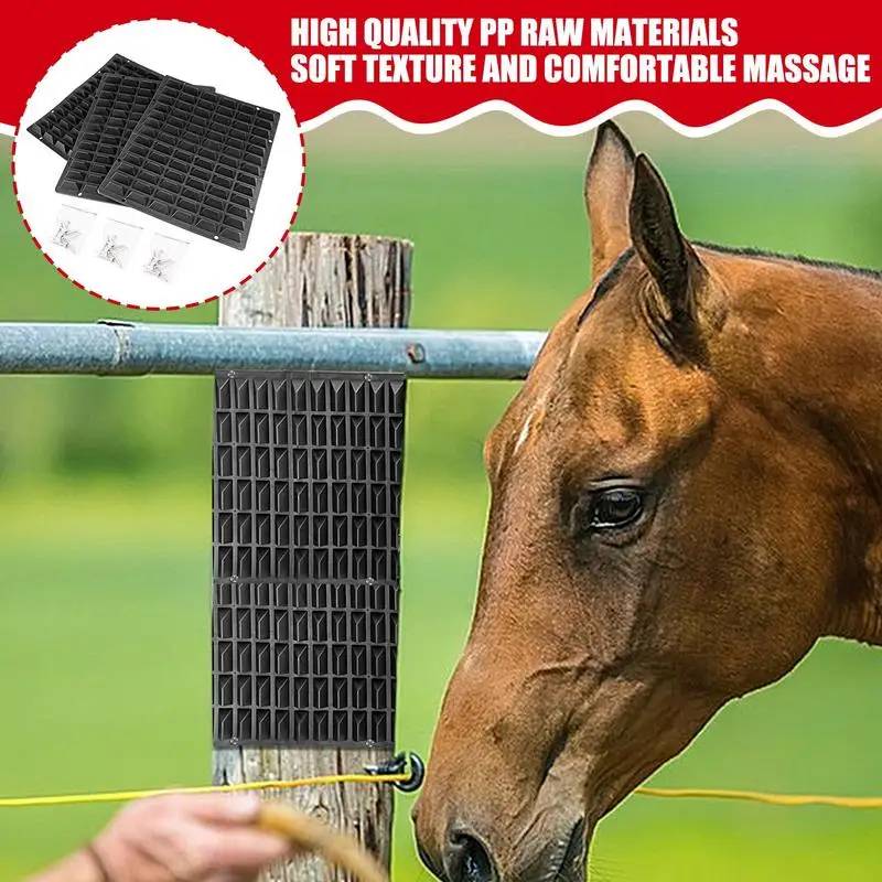 

Cow And Horse Massage Pad Firm Itch Relief Goat Brush Horse Scratcher Scratchers Soft Massage Brush Brush Kit Itch Relief Pads