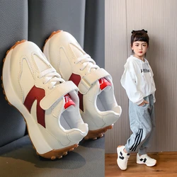 Children's Shoes Girls and Boys Toddlers Sneakers Breathable PU Leather BABY Flats Tennis Shoe Pink/Black/Gray,Size 21~36