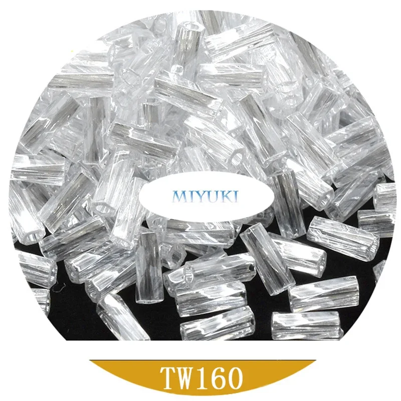 Miyuki giappone importato Twist Bugle Tube Beads manuale 4.5mm accessori per ornamenti perline sciolte di vetro materiale di perline