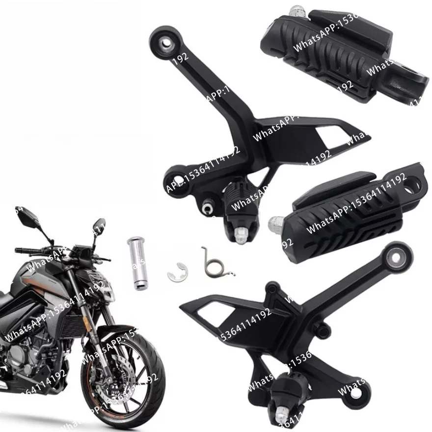 Motorcycle Front Left Right Pedal Foot Rest Peg Bracket Footrest Footpeg For CFMOTO 250NK 2022 2023 CF250NK CF250-A CF MOTO