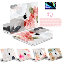 Etui Crystal Flower Hard do MacBooka M4 2024 M1 M2 Air 13 A2681 A2337 Air15 A2941 2023 Pro Case A2779 A2780 Retina 12 cali A1534