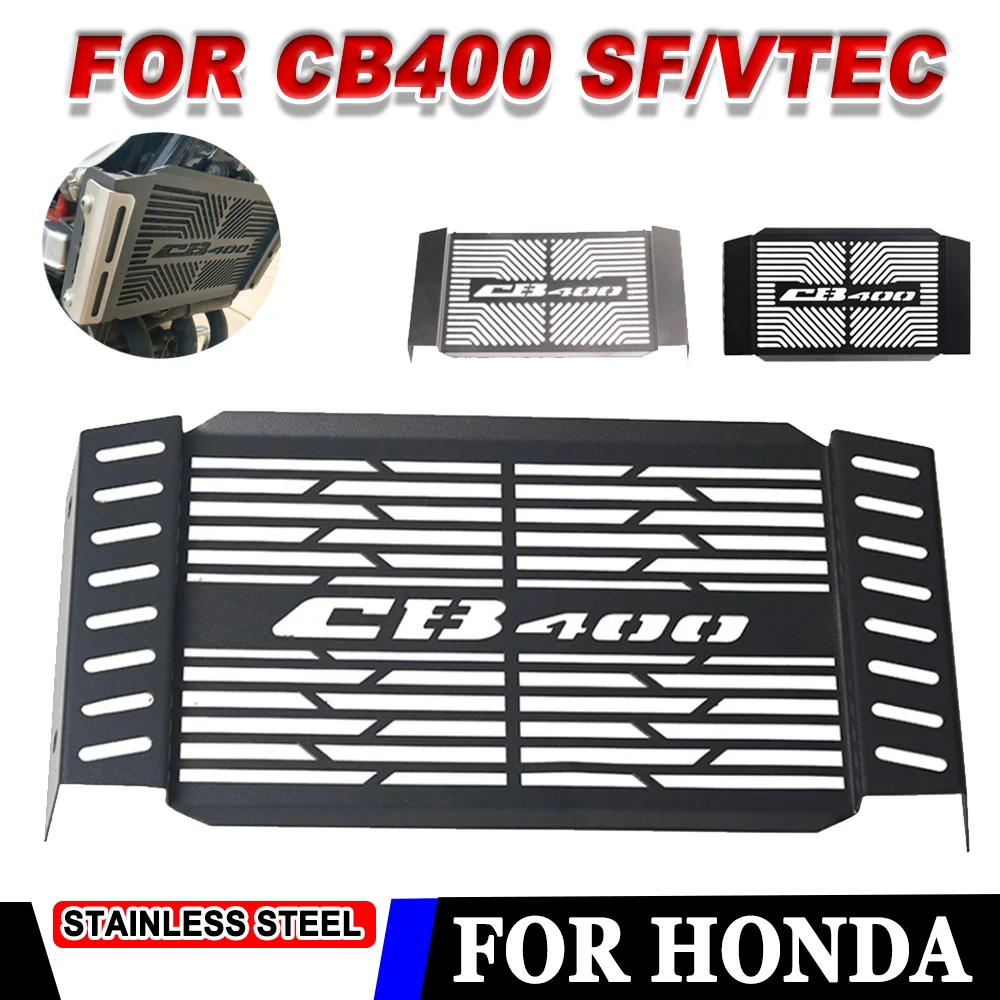 

Motorcycle Aluminum Radiator Grille Guard Grill Cover Protector For Honda CB400SF CB 400 SF 1992-1998 CB400 VTEC 1999-2010