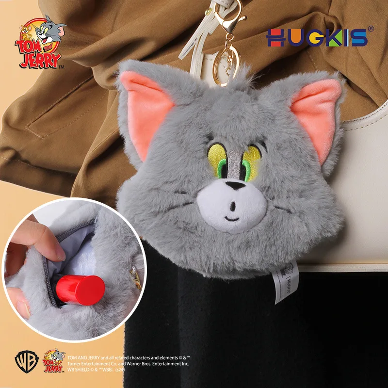 

Genuine HUGKIS Tom and Jerry Coin Purse 13cm Cute Cartoon Wallet Classic Movie Collectible Fans Home Decoration Gifts