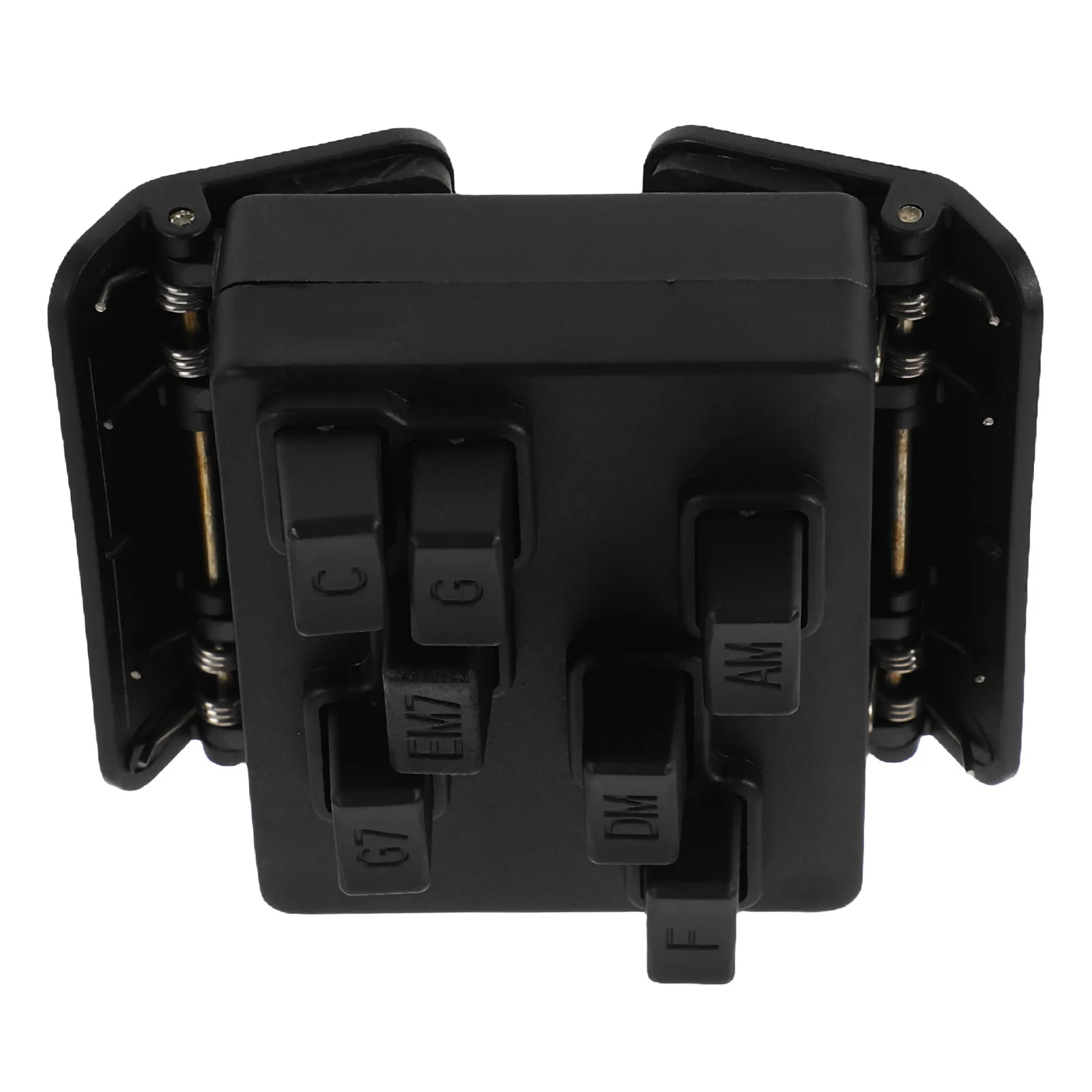 Ukulele Chord Trainer Black Portable Design Beginner Friendly Chord Pressing Aid Quick Tuning Support Versatile Practice