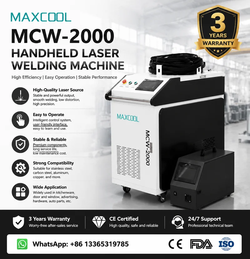 3 in 1 Laser Metal Welding Handheld Laser Rust Removal Cleaning Cutting 1500w 2000w 3000w Hot Sales Laser Steel Welding Machine