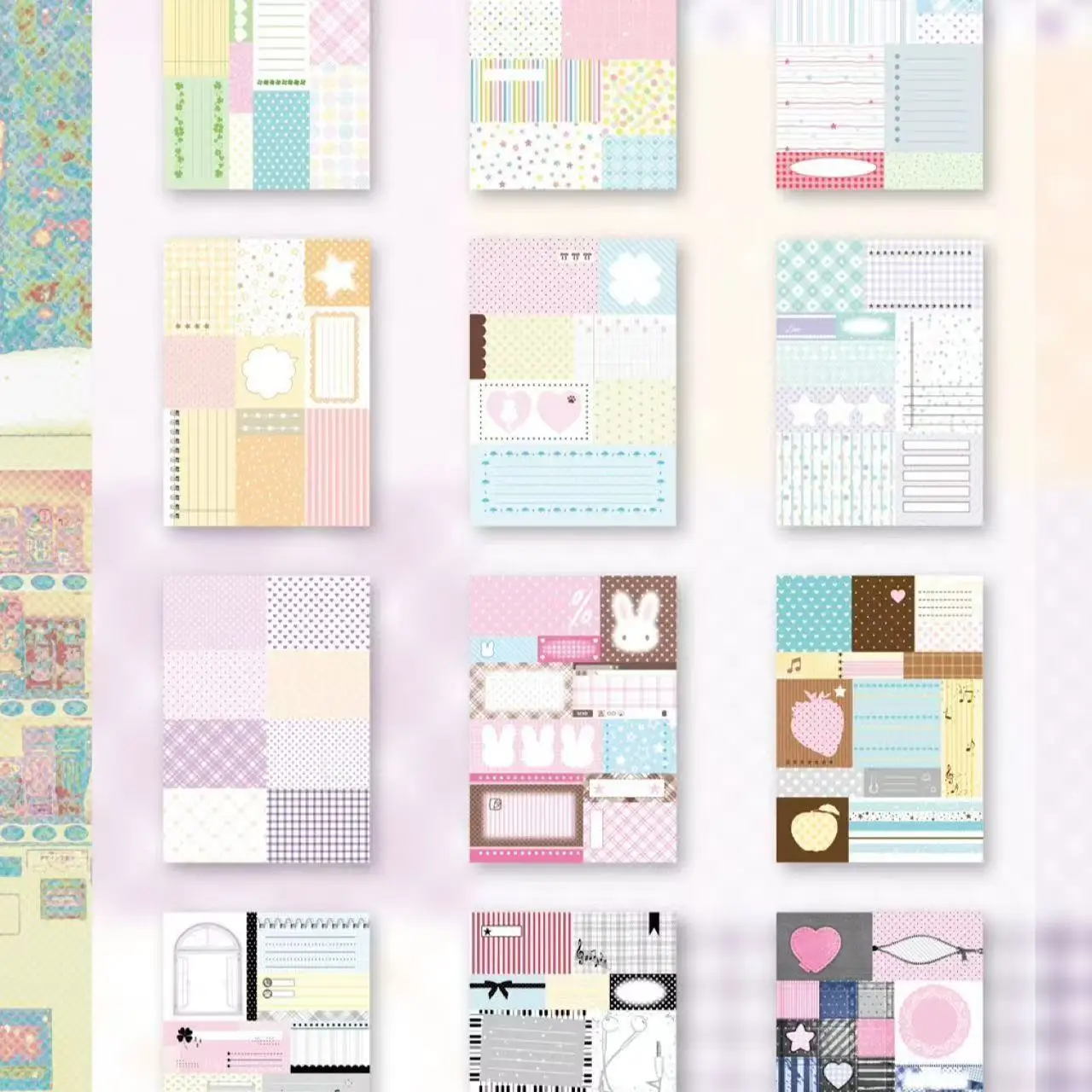 48Pc Mix Note New Cute Retro Korean Simple Note Pad Tearable Note Handbook Material Paper Ins Style Material Student Gift 2026