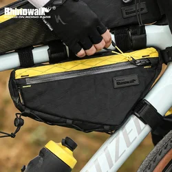 Rhinowalk Bike Frame Bag 1.7L Cycling Triangle Bottom Tube Bag Bicycle Front Frame Bag Bikepacking Cycling Travel Storage Bag