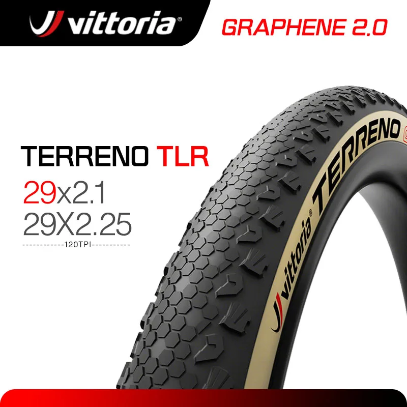 Vittoria Tires Terreno XC-RACE 29 MTB Tire 29 x 2.25/2.1 Tubeless Ready Cross Country  Mountain Bike Tire Off-Road Folding Tire