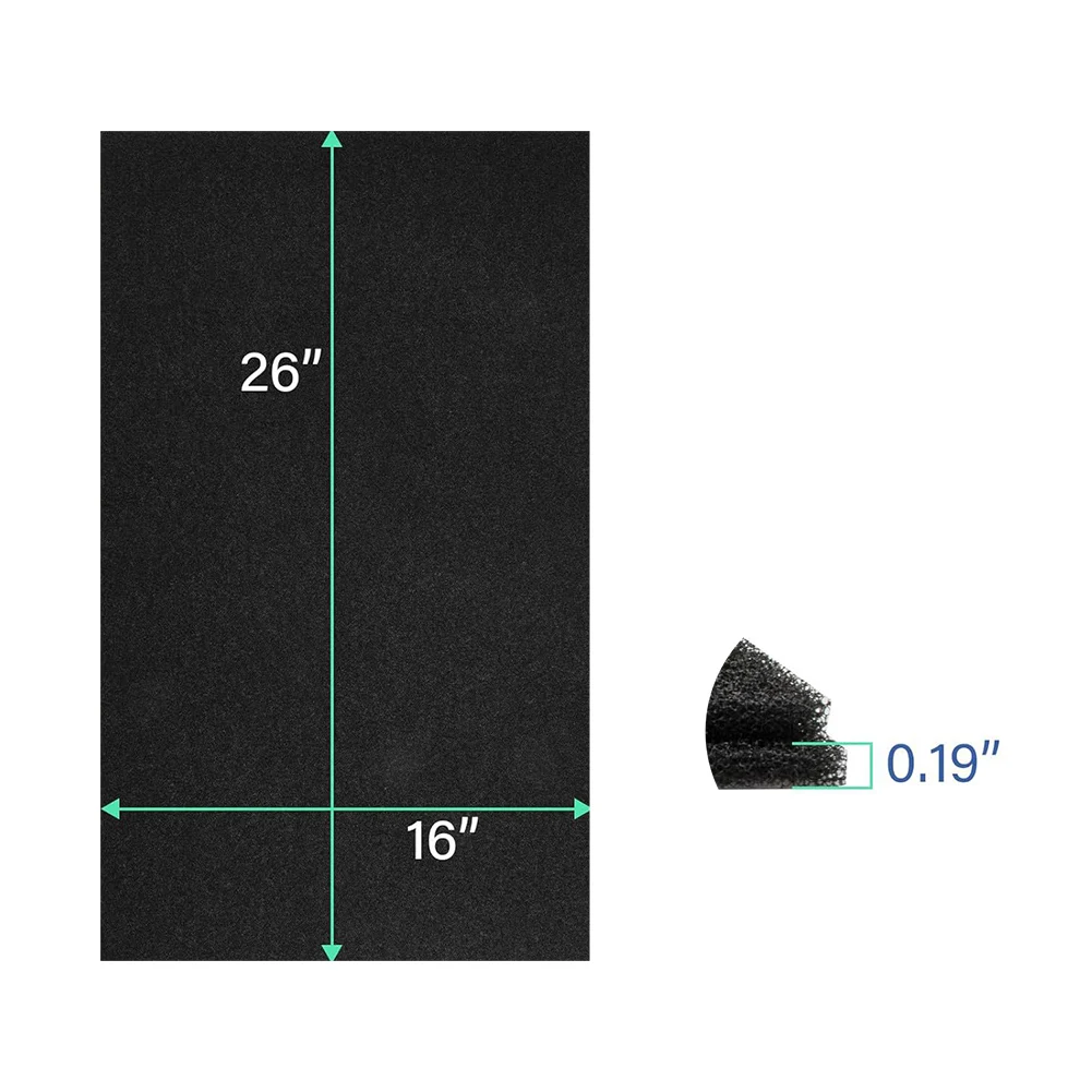 Washable Reusable Furnace Door Filter For Mobile Homes Mobile Home-specific Design Polyurethane Foam Mesh For CMF For CMF2