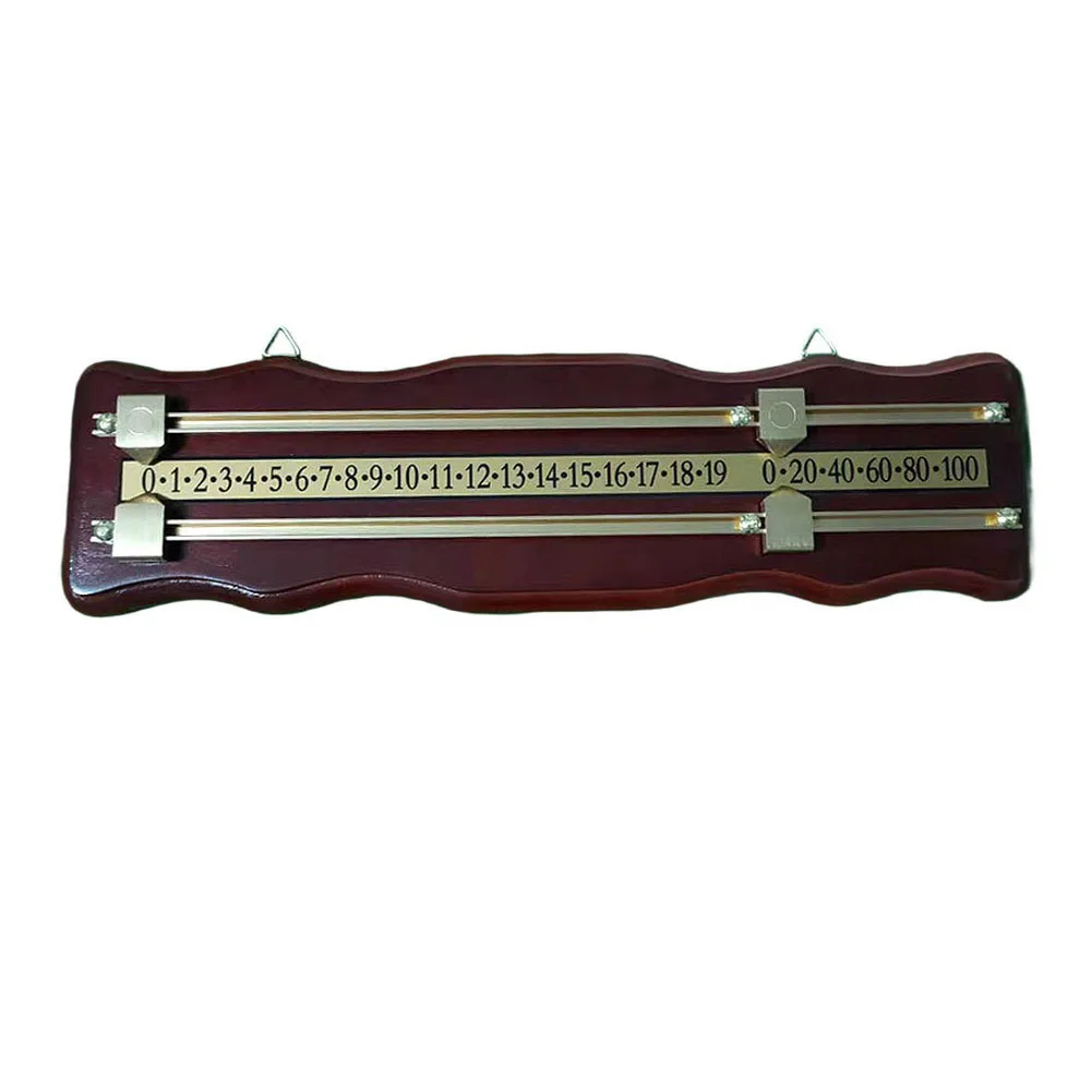 Medium Density Fiberboard Billiard board with Metal Components Double Track Keeper for Billiards and Pool Games