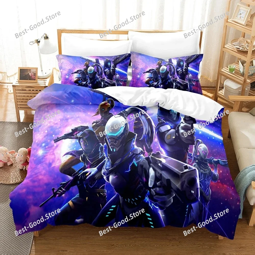 3d Print Game Free Fire Battlegrounds Bedding Set Boys Girls Twin Queen Size Duvet Cover Pillowcase Bed Kids Adult Home Textile