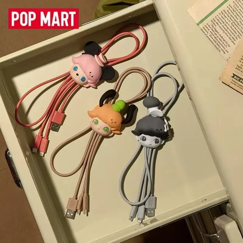 

POP MART DIMOO WORLD X DISNEY Series-2 in 1 Cable Blind Box Mystery Box Doll Cute Anime Figure Guess Bag Toys Desktop
