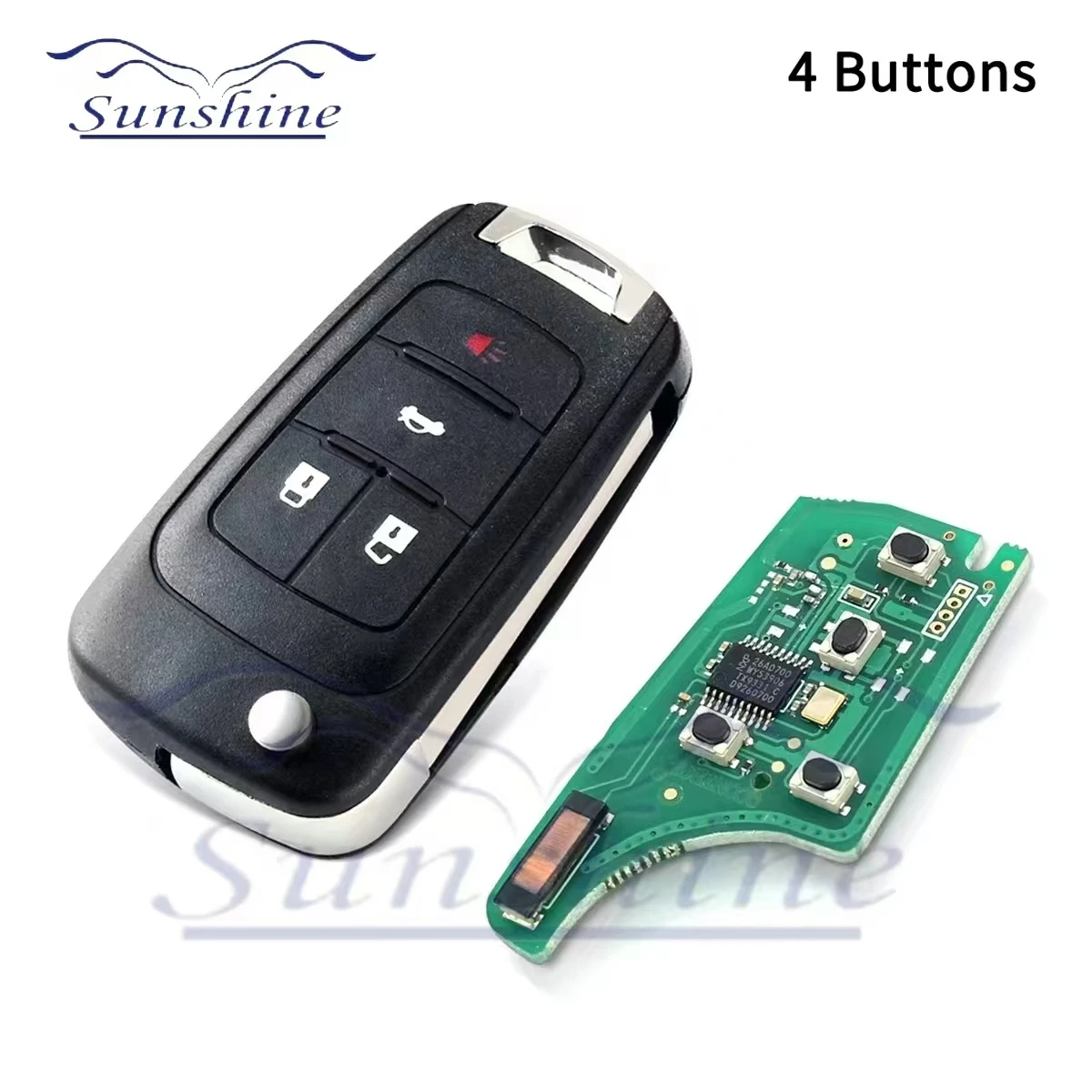 Sunshine car key OHT01060512 315/433Mhz ID46 Remote Car Key for Chevrolet Cruze Aveo Epica Lova Camaro Impala Trax Orlando