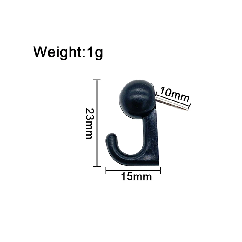 50Pcs Push Pin Hooks Plastic Heads Thumbtack Hooks Decorative Thumb Tacks Hook Back Push Pins Hook For Cork Board Bulletin Board image 6