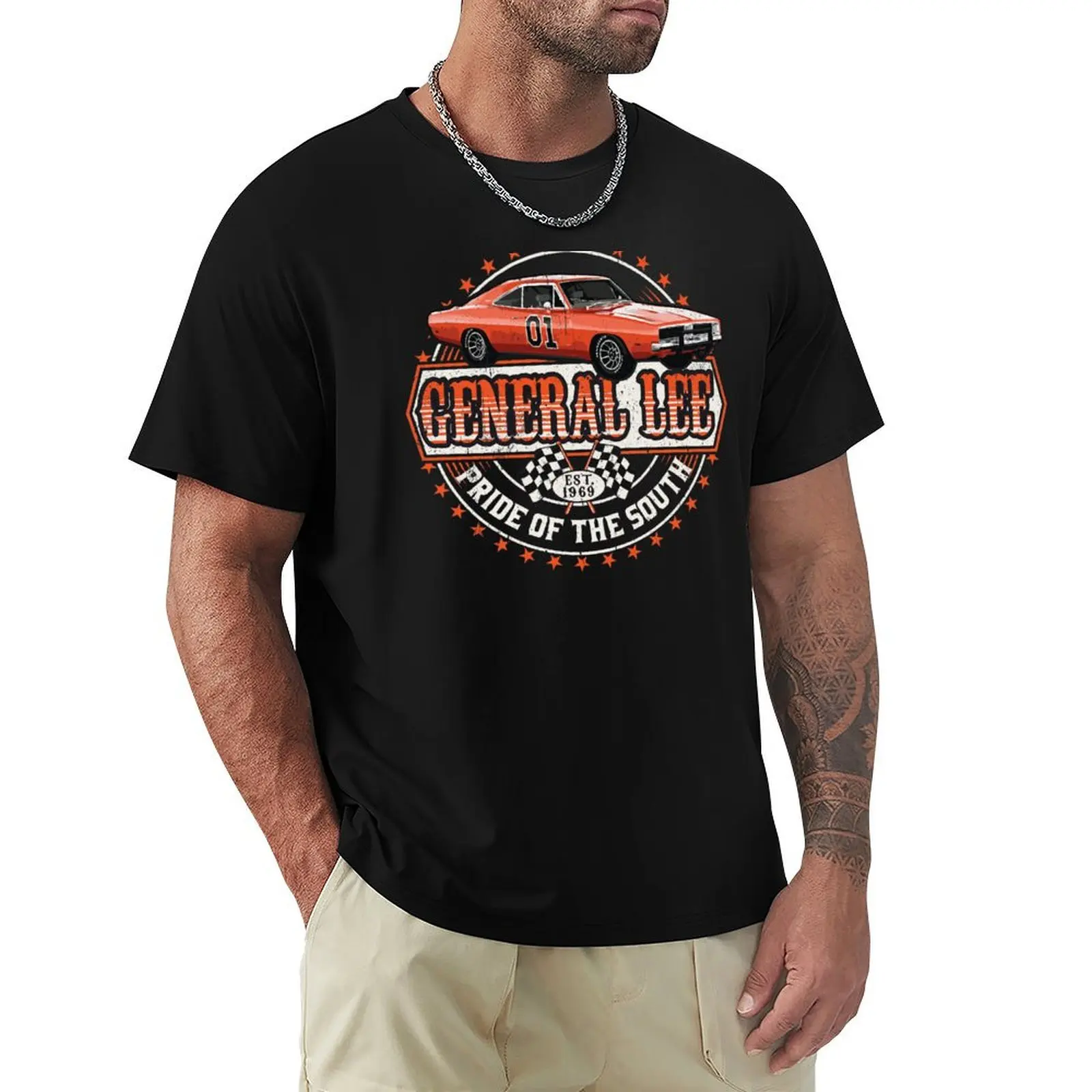 

General Lee Pride of the South T-Shirt heavyweights summer shirt essential t shirt men tshirt