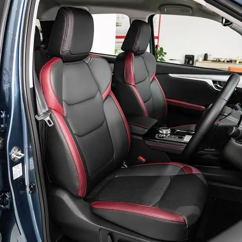

Чехлы на сиденья для Isuzu D-Max, Mu-X, DMax, MuX, на заказ, из кожи Nappa, 2 ряда, 5 мест, полное покрытие передних и задних сидений