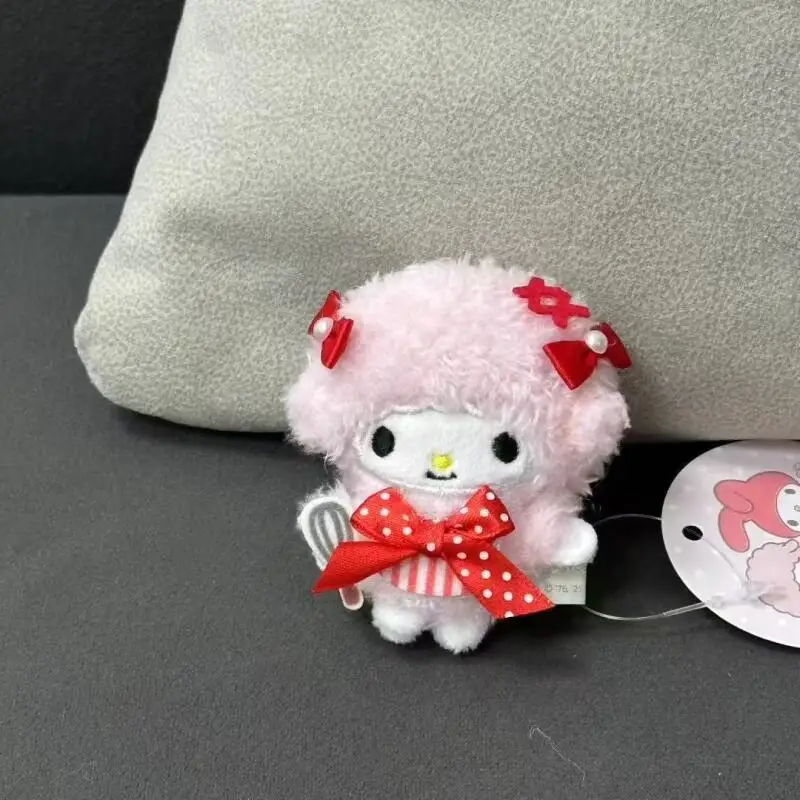 Kawaii Sanrio My Sweet Piano Plush Toys Keychain Cute Cartoon Backpack Pendant Doll Girls Birthday Gift Creative Peripherals