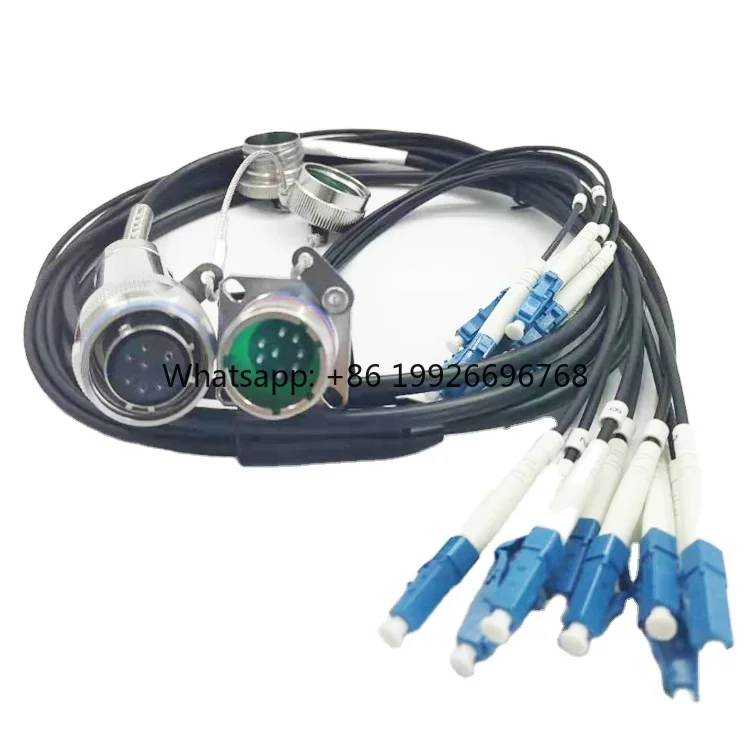 Precision 8-Pin Optoelectronics Waterproof Photoelectric Connector Aviation Plug Socket Electrical Fiber Connectors