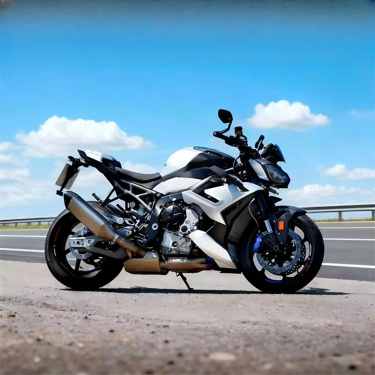 OEM 3K 100% Dry Carbon Fiber Motorcycle Fixed Wing for S1000R 2021 2022 2023 2024  Carbon Fiber Wholesale