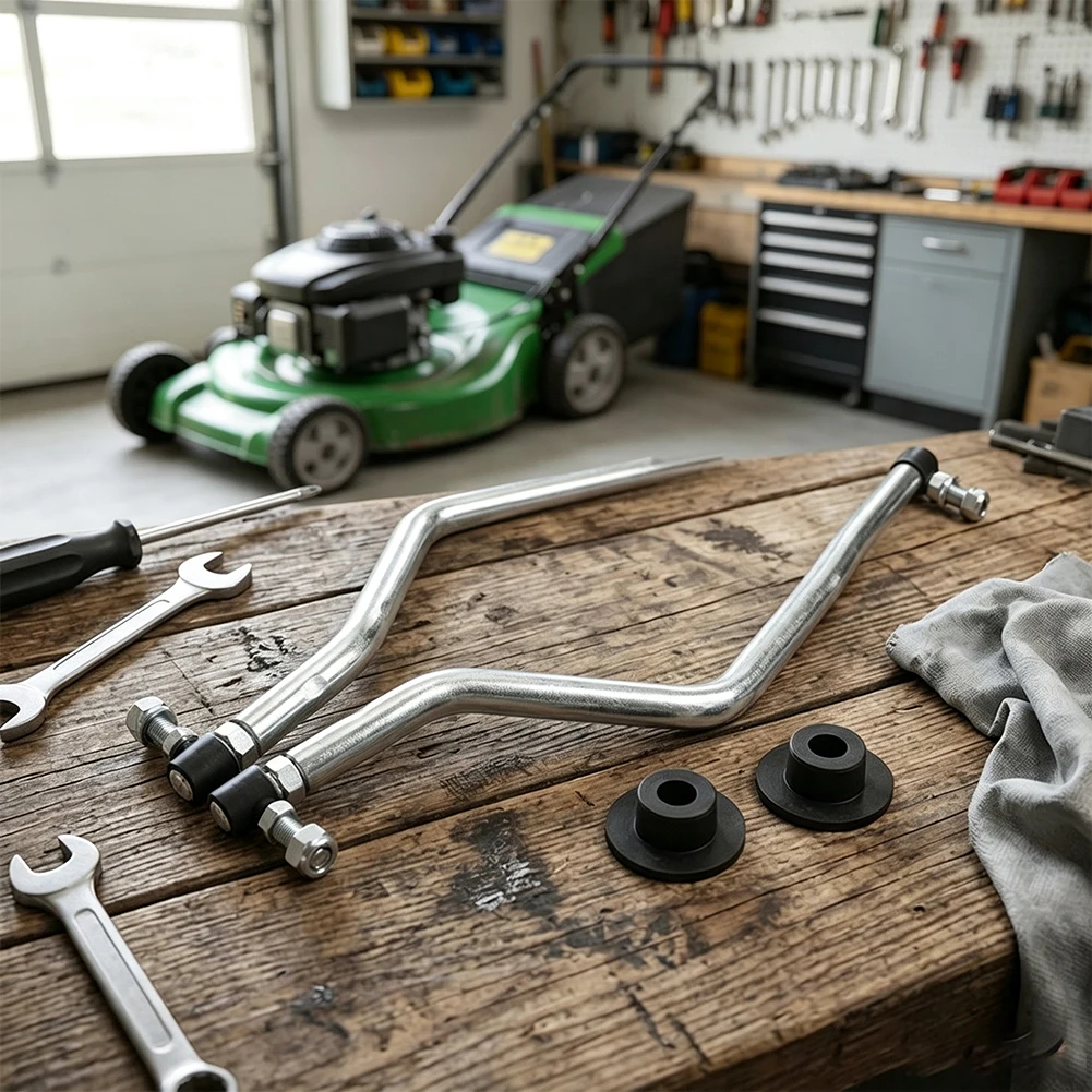 2 Piece Drag Link Assembly for Craftsman For Poulan Lawn Tractors Compatible with OEM Numbers For 436884 436885 436887