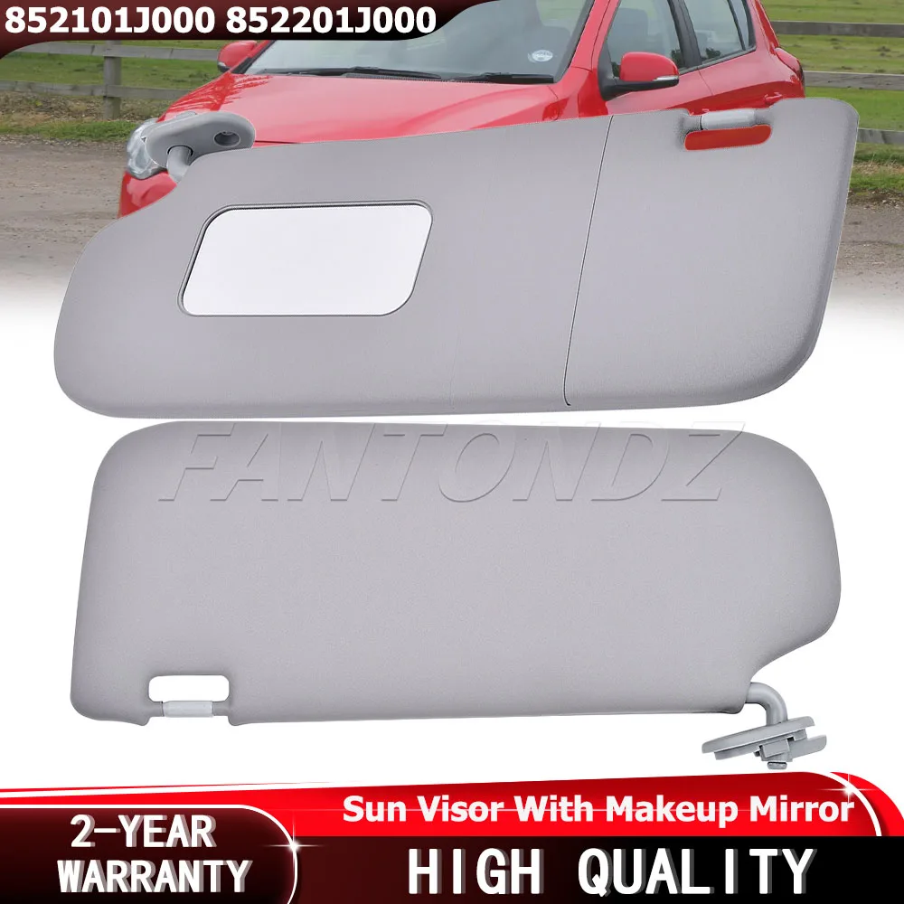 Car Sun Visor With Makeup Mirror For Hyundai I20 2008-2018 852101J000 852201J000 Sun Protector Replacement Left Or Right