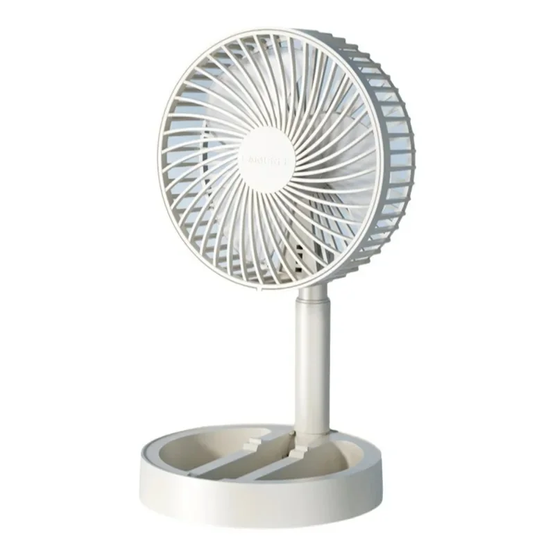 Foldable Desktop Fan Adjustable Angle USB Powered USB Fan Compact Base Quiet Operation Mini Electric Fan Tabletop Use