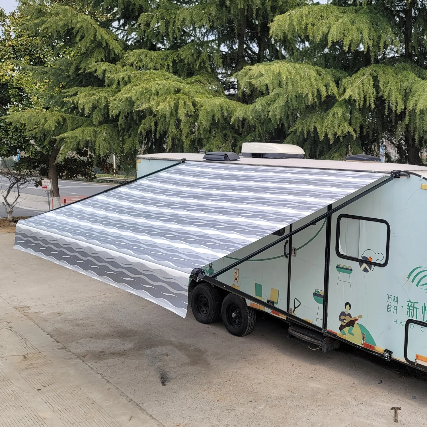 

Product B1 Caravan Awning Roll Out Caravan RV Awning for Camping,Custom Size