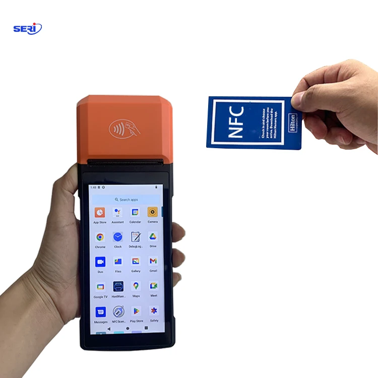 Máquina portátil móvil del terminal POS de Android del pago de H10S 4 Core NFC
