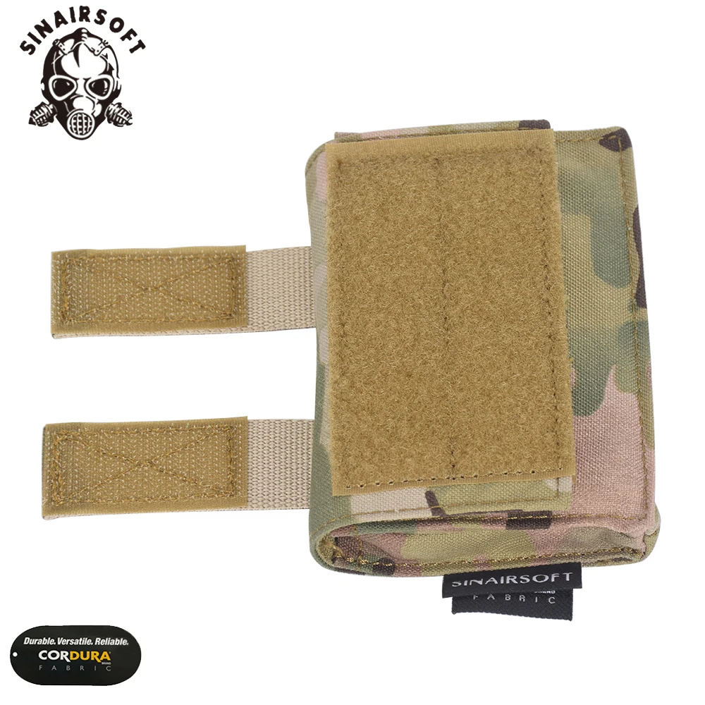 Sinairsoft tático rápido capacete utilitário bolsa removível bolsa traseira nvg contrapeso bateria bolsa para acessórios de capacete rápido