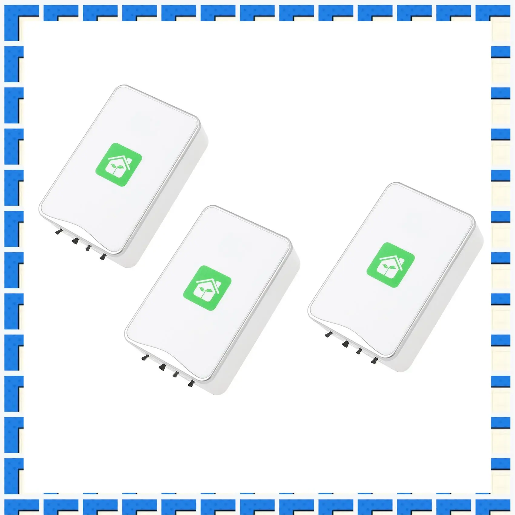 

ABNG Negative Generator Pluggable Air Purifier With Highest Output - Up To 32 Million Negative Ions/Sec, 3 Pack US Plug